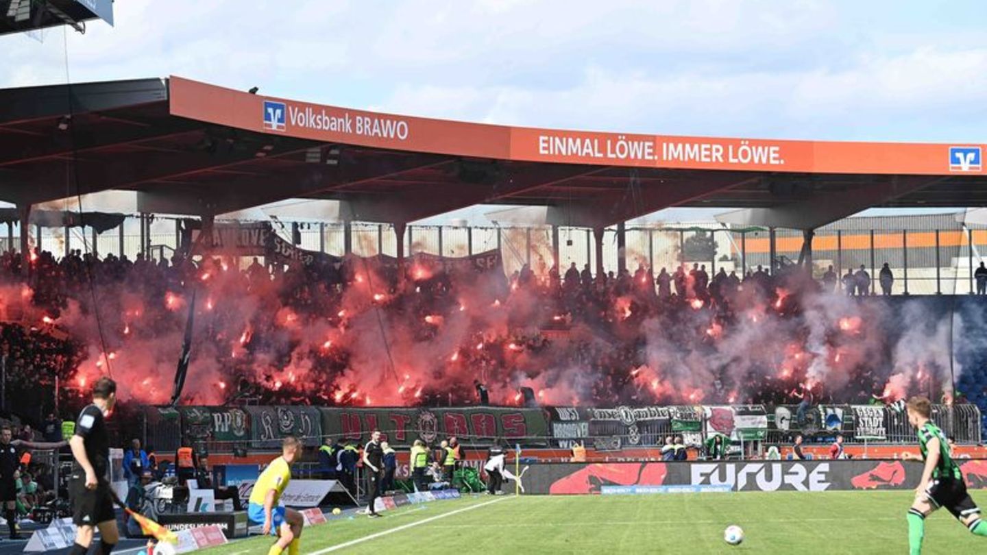 Pyro-Vergehen im Fußball: Ministerin Behrens: DFB-Regularien konsequent anwenden