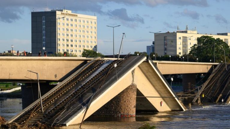 Brückenabbruch: Carolabrücke: Vorbereitungen für weiteren Abbruch