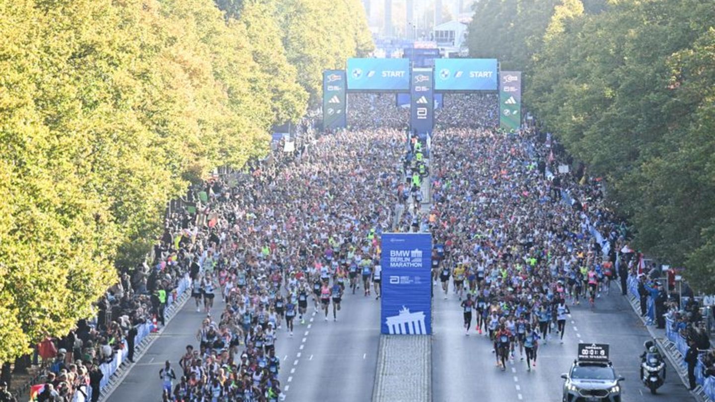 Leichtathletik: Marathon: Rund 50.000 Läufer, Zehntausende Zuschauer