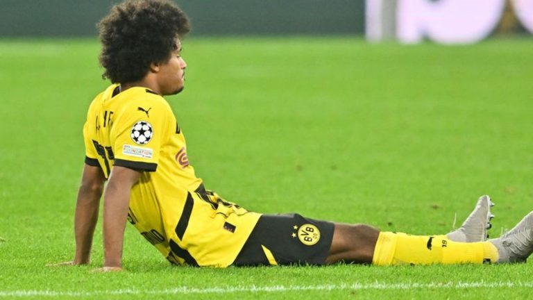 Fußball-Champions-League: Erst gefeiert, dann verletzt: BVB-Sorgen um Adeyemi