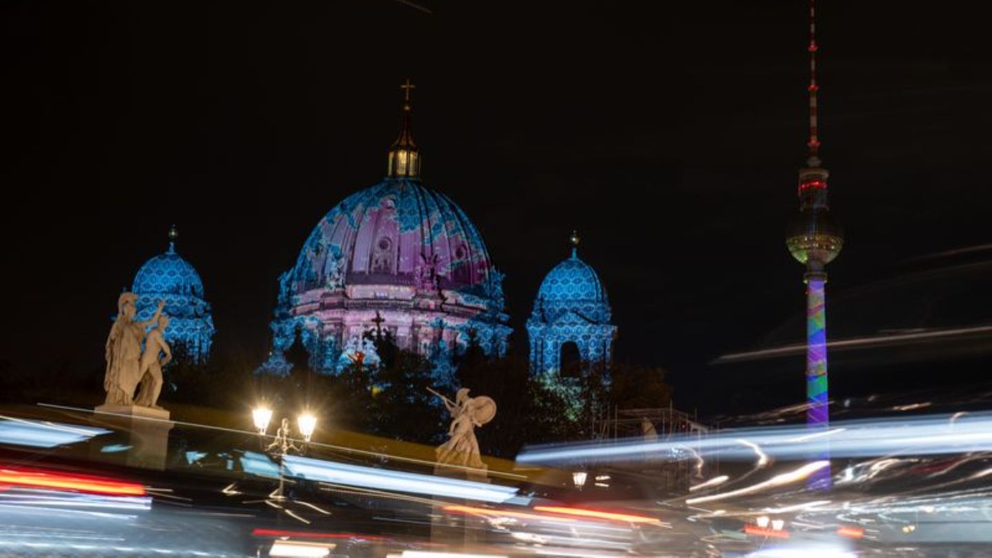 Lichtinstallationen: Berlin erstrahlt beim "Festival of Lights"