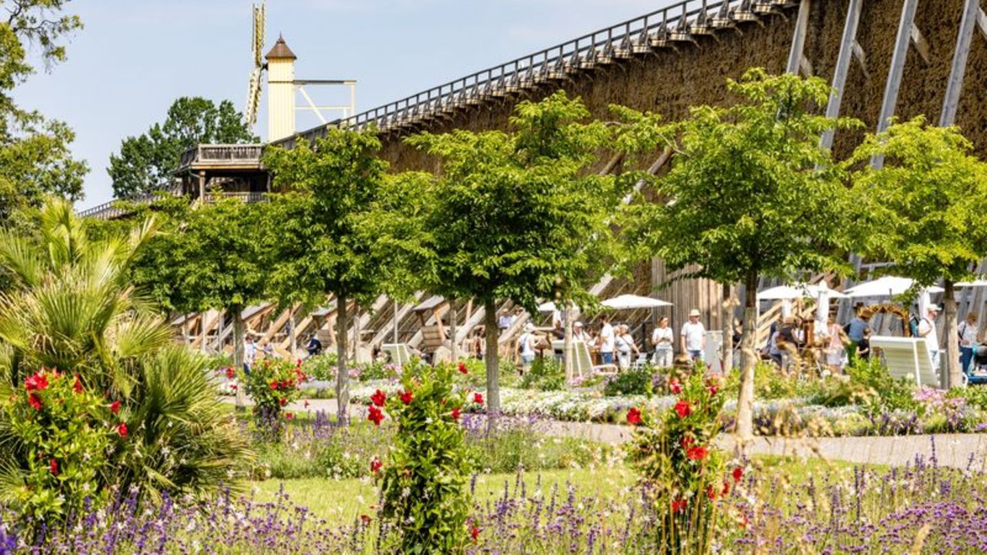 Blumenschau: Endspurt der Landesgartenschau mit Kleinkunstfestival