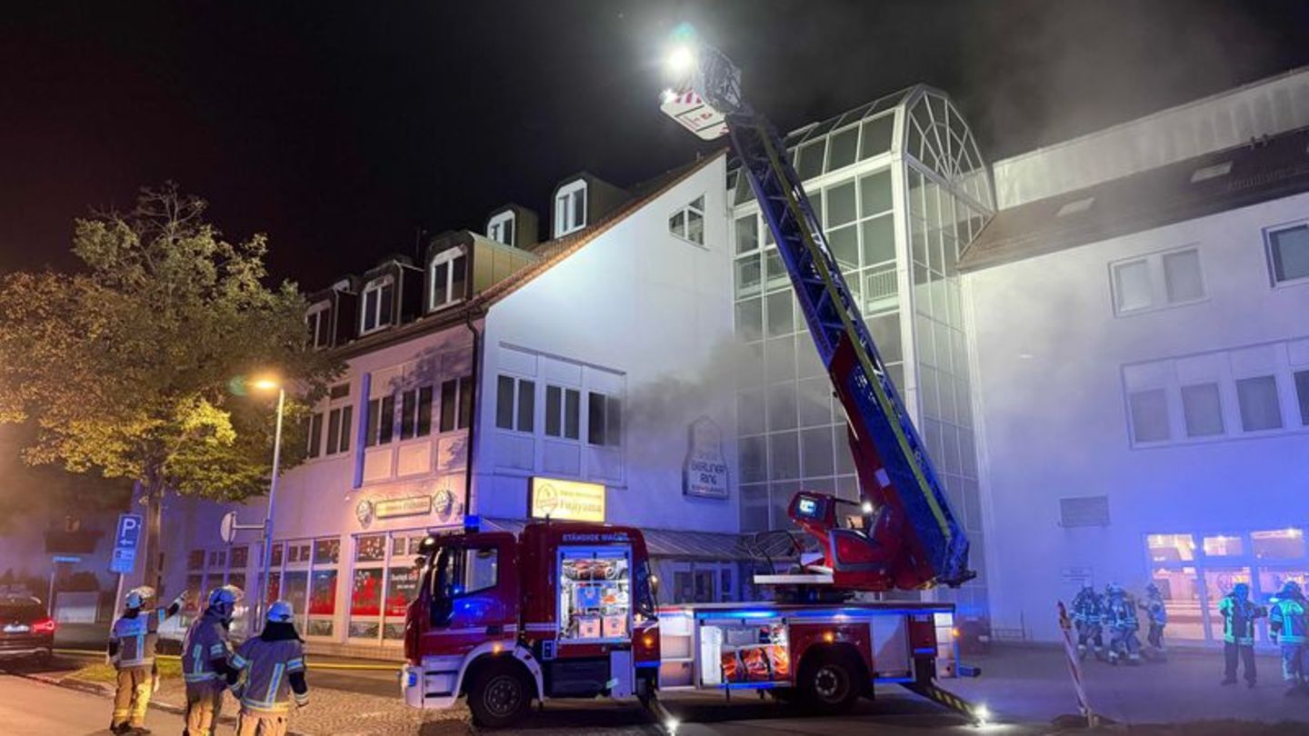 Notfall: Elf Verletzte bei Hotelbrand in Bamberg