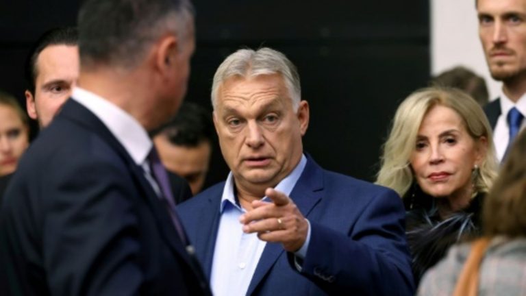 Orban hält Rede im EU-Parlament in Straßburg