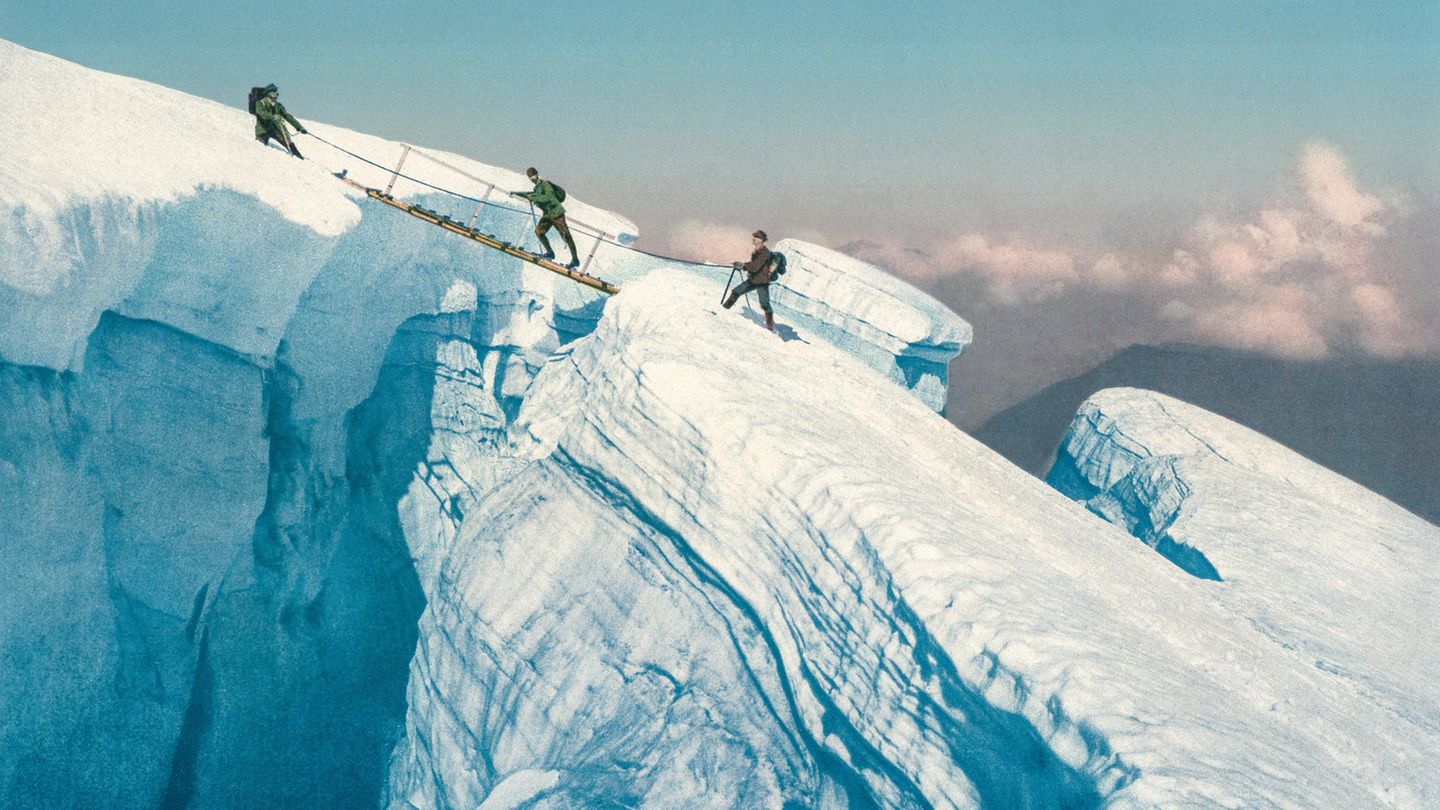 Die Alpen um 1900: Retroreise in die Berge: Gletscher, Grandhotels und Gipfelstürmer