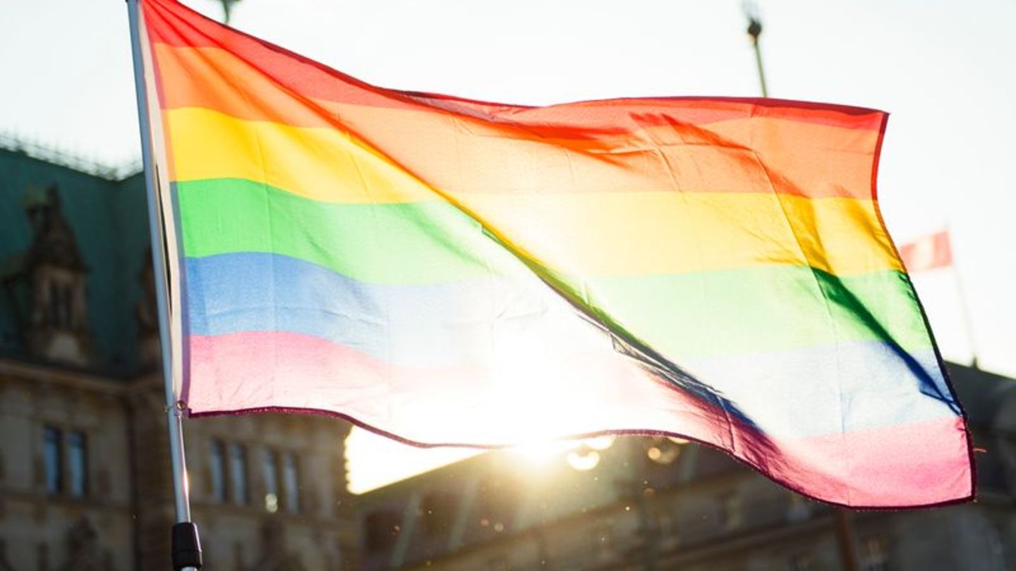 Neubrandenburg: Demonstration gegen Verbannung der Regenbogenflagge