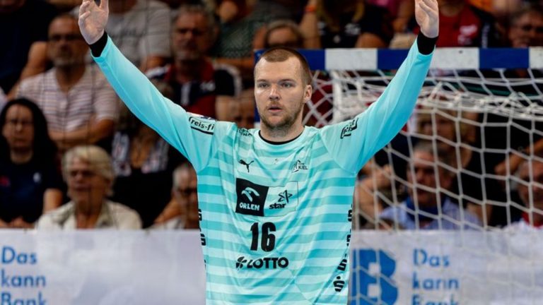 European League: Handball: Torhüter glänzt bei Kiels Auswärtssieg