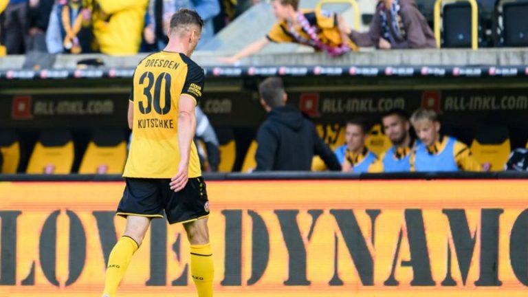 3. Fußball-Liga: Dresden verliert in Wiesbaden 0:1 - Kutschke mit Rot