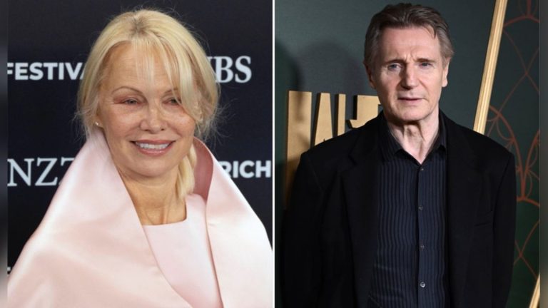 Pamela Anderson: Liam Neeson ist in sie "wahnsinnig verliebt"