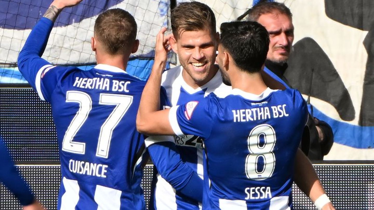 2. Fußball-Bundesliga: Hertha sorgt für erste Saisonniederlage des KSC