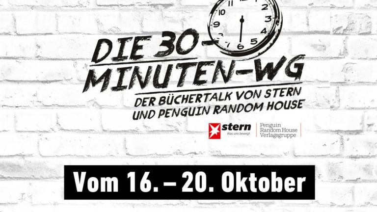 "Die 30-Minuten-WG": Der stern live auf der Buchmesse: Hier sehen Sie Talks mit prominenten Autoren