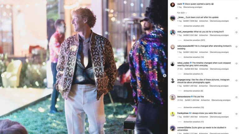 Leute von heute: Mark und die Midlife-Crisis: Zuckerberg trägt jetzt Disco Chic und Brusthaar