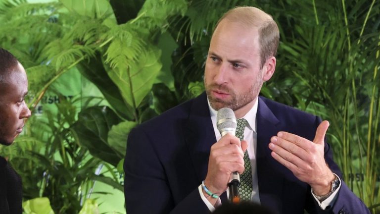 Prinz William in Südafrika: Er setzt auf Krawatte aus Plastikflaschen