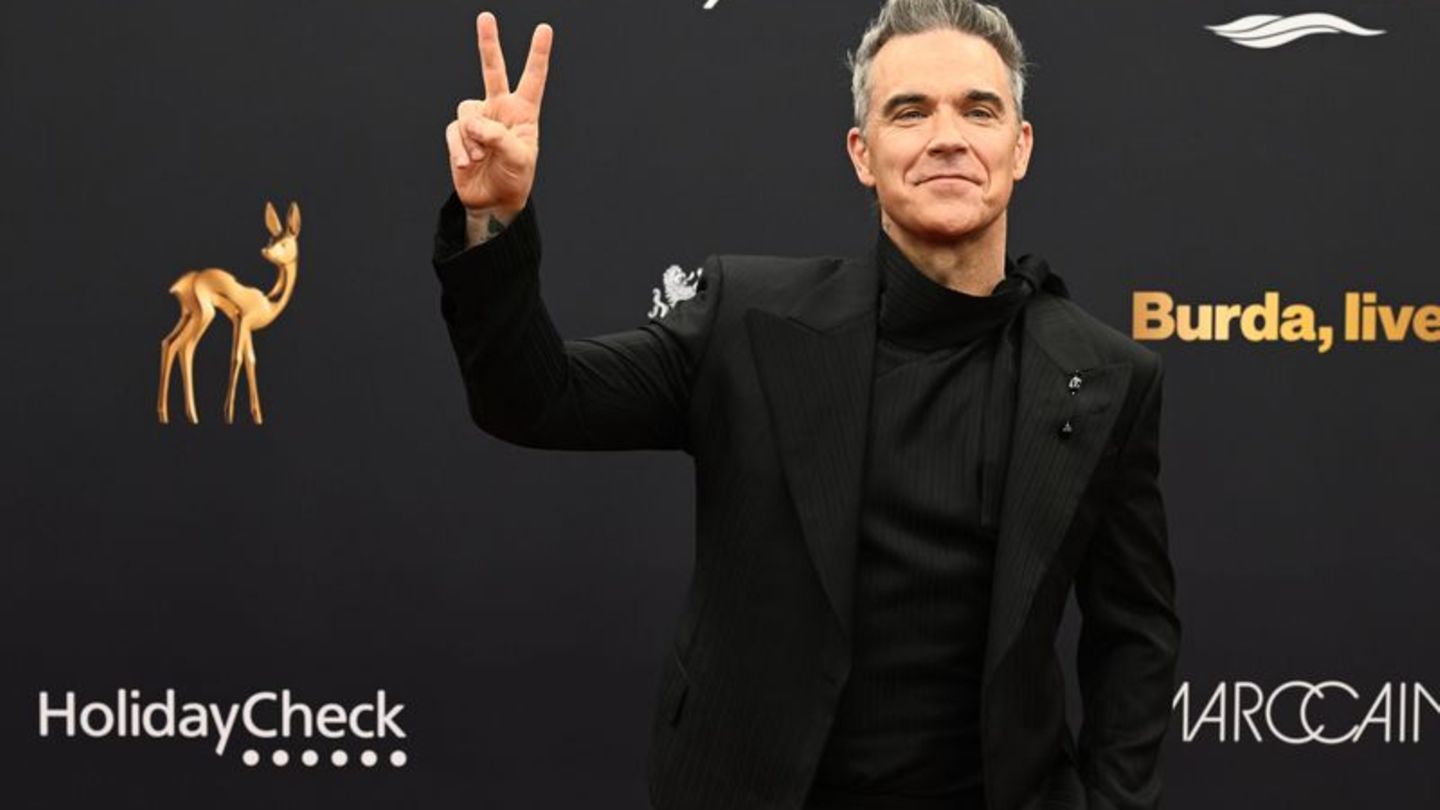 "Bambi"-Preisverleihung: Robbie Williams: Der Affe ist sein Seelentier