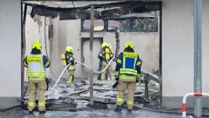 Feuer in Einkaufszentrum: Polizei ermittelt nach Brand in Zeitz wegen Brandstiftung