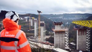 Baustellenfortschritt: Neubau der A45-Brücke bei Lüdenscheid im Zeitplan