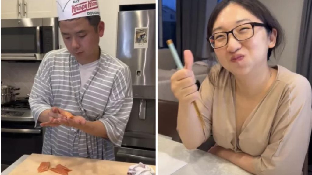 TikTok-Star: Der Ehemann, dem Millionen beim Kochen zusehen