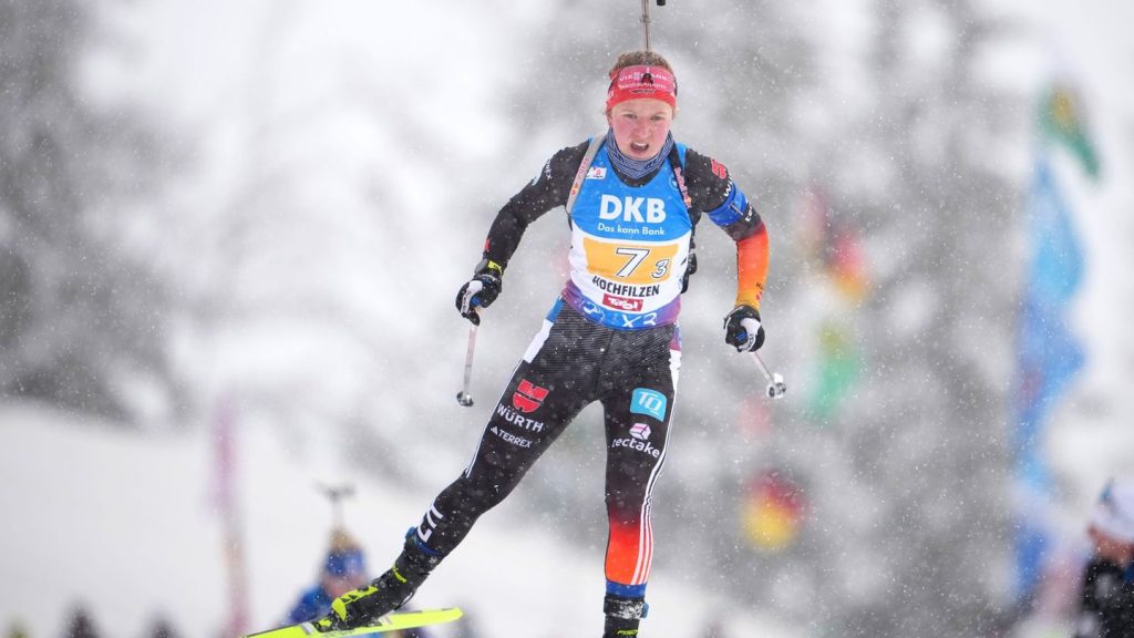 Deutscher Doppelsieg: Biathletin Grotian feiert ersten Weltcupsieg vor Preuß