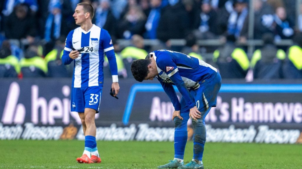 2. Fußball-Bundesliga: Herthas trostloser Jahresabschluss: 0:0 in Hannover