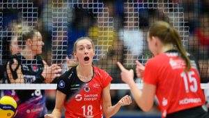 Volleyball-Bundesliga: Dresdner Volleyballerinnen kassieren erste Heimniederlage