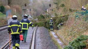 Sturmböen: Feuerwehreinsätze wegen Sturms im Norden