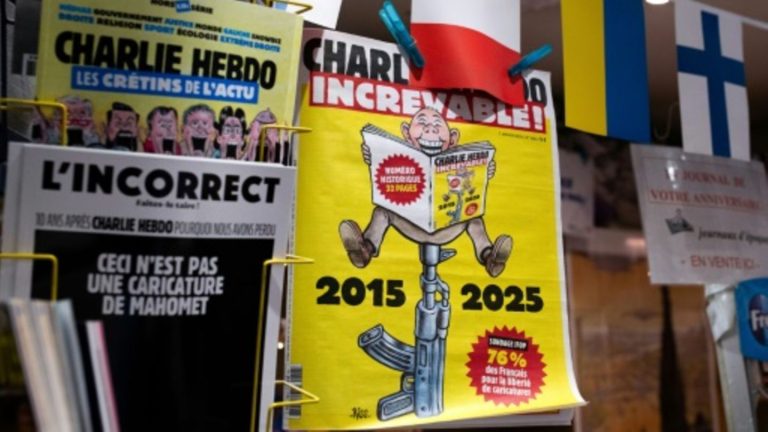 Anschlag auf "Charlie Hebdo"-Redaktion in Paris jährt sich zum zehnten Mal